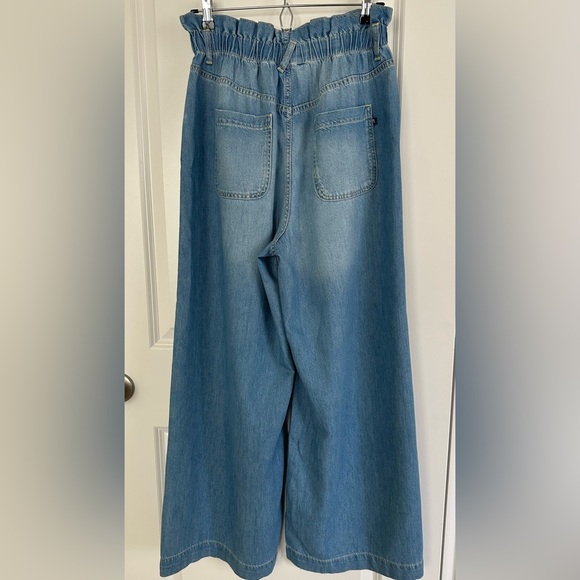 Pilcro -Anfhropologie Organic Cotton Wide-Leg Relaxed Jeans-28(S-M). - Picture 3 of 11